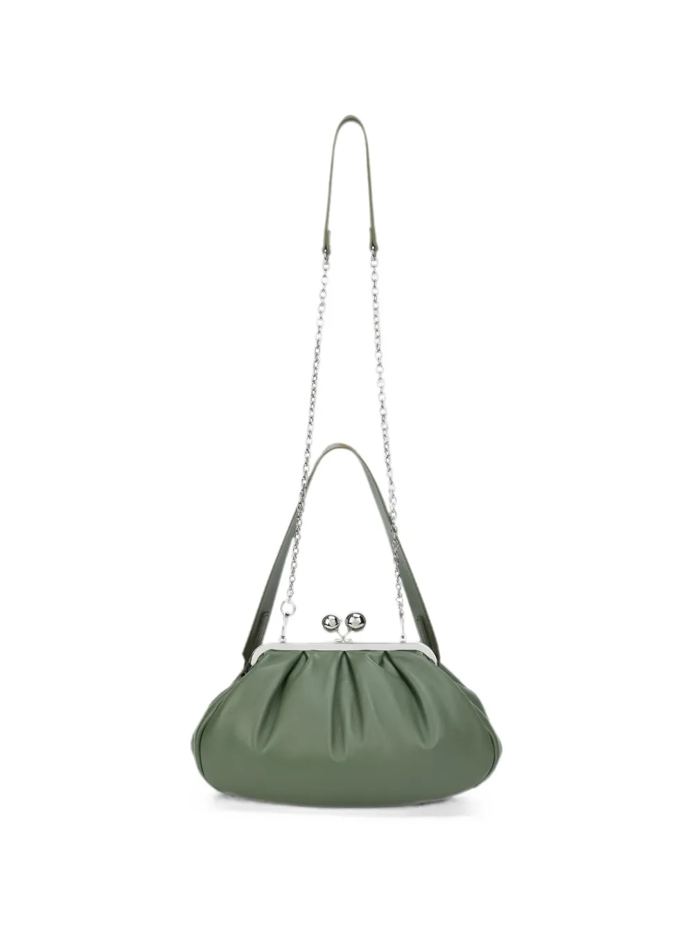 Weekend Max Mara Borsa Pasticcino piccola in pelle di pecora - Verde