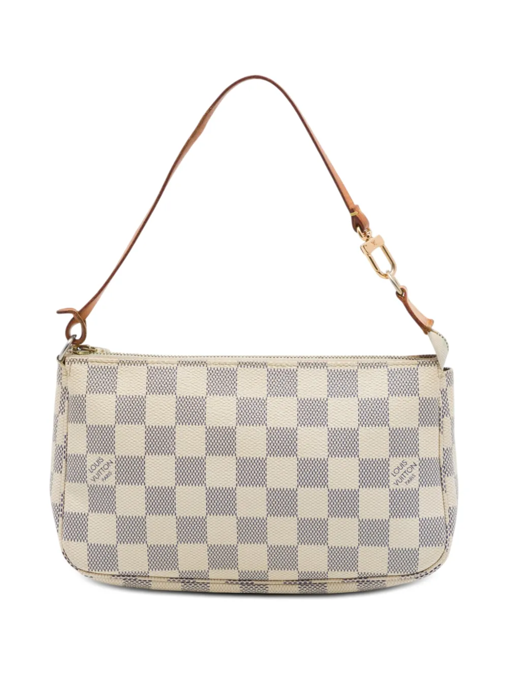 Louis Vuitton Pre-Owned 2012 Damier Azur Pochette Accessoires shoulder bag - White