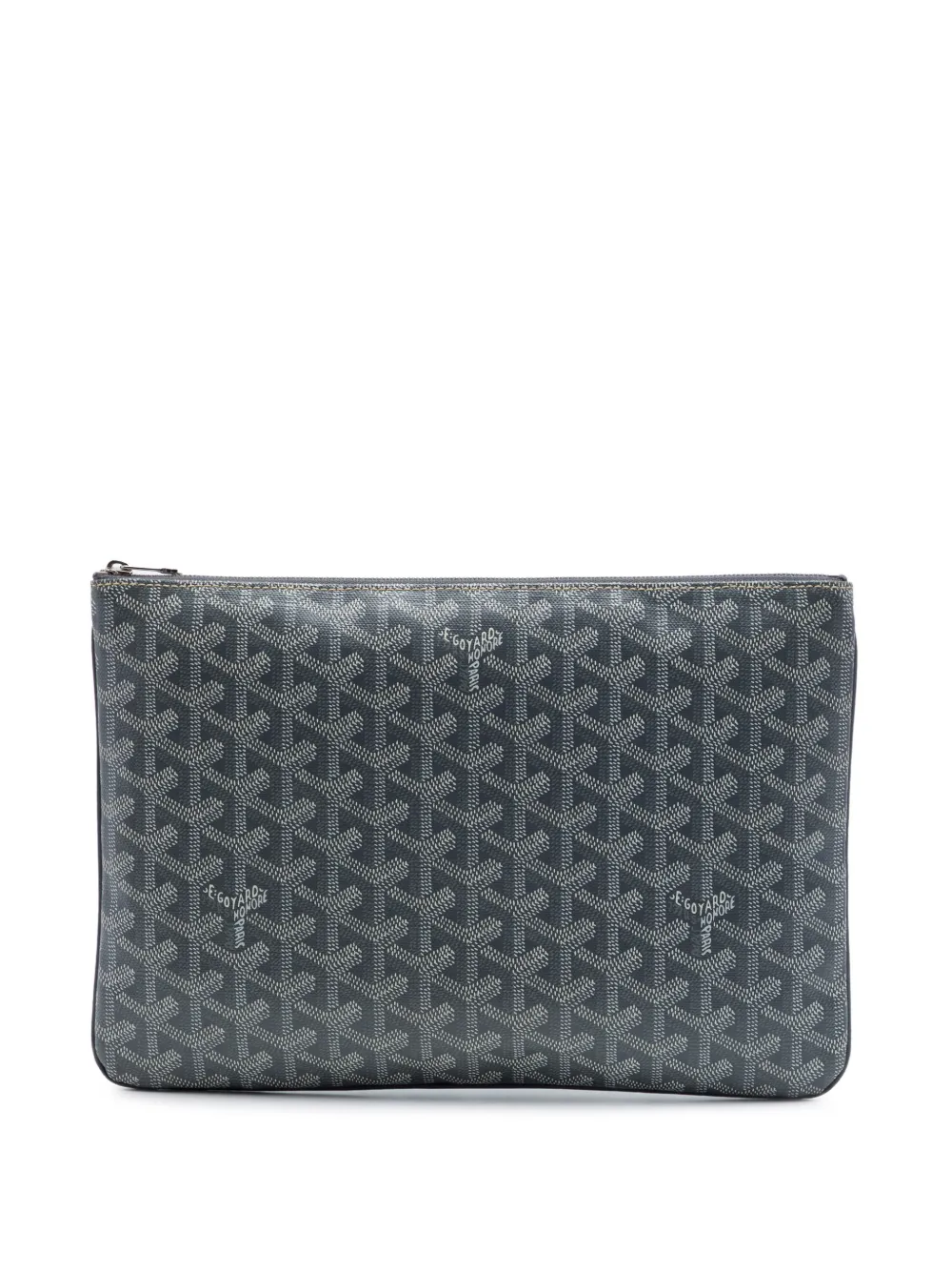 Goyard Pre-Owned 2018 Goyardine Senat MM clutch bag - Grigio