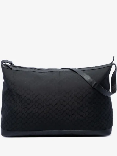 Gucci Pre-Owned 2016-2026 XL GG 나일론 트래블 백
