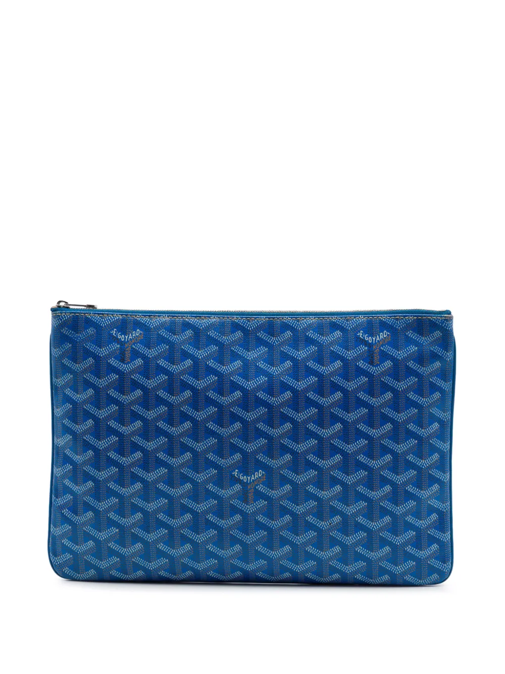 Goyard Pre-Owned 2018 Goyardine Senat MM clutch bag - Blu