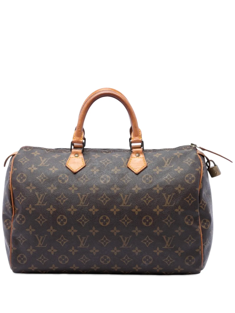 Louis Vuitton Pre-Owned 1985 Monogram Speedy 35 boston bag - Braun