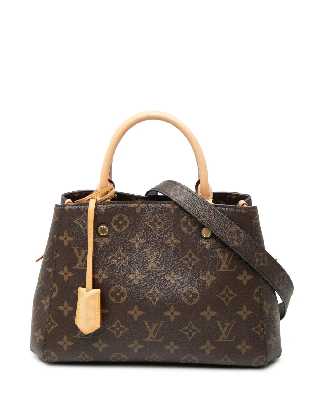 Louis Vuitton Pre-Owned 2018 Monogram Montaigne BB satchel - Braun