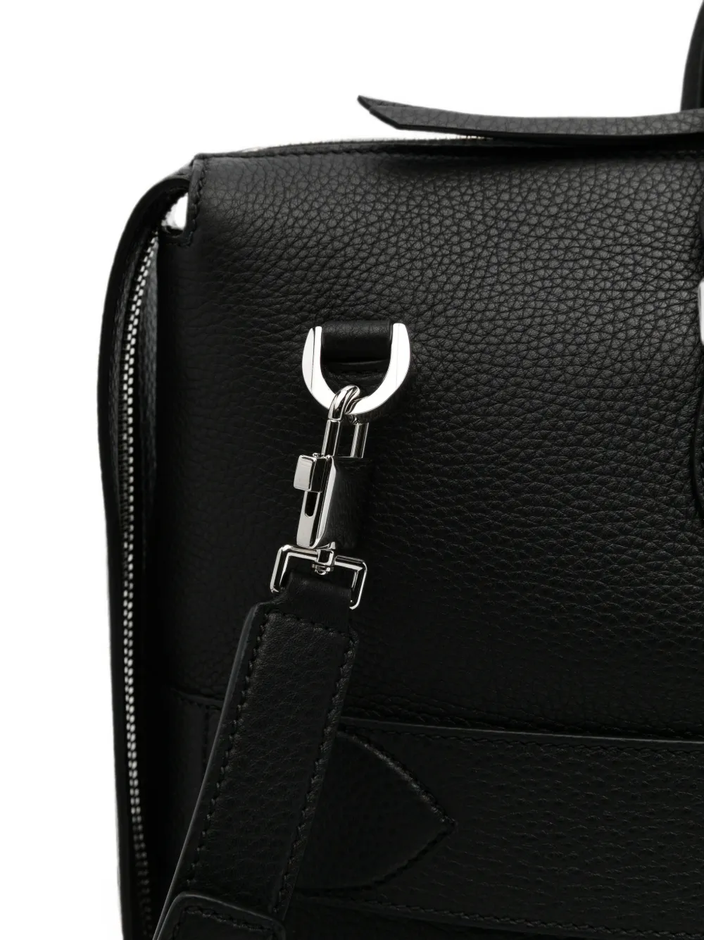 Dolce & Gabbana Leren aktetas Zwart