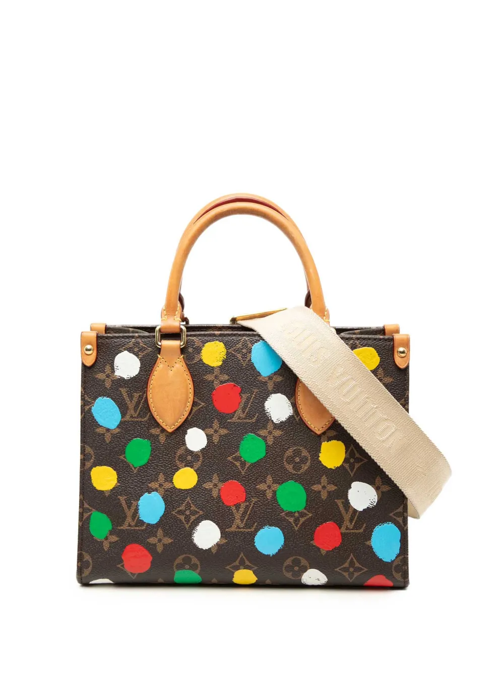 Louis Vuitton Pre-Owned 2021-2026 Yayoi Kusama Monogram OnTheGo PM satchel - Brown