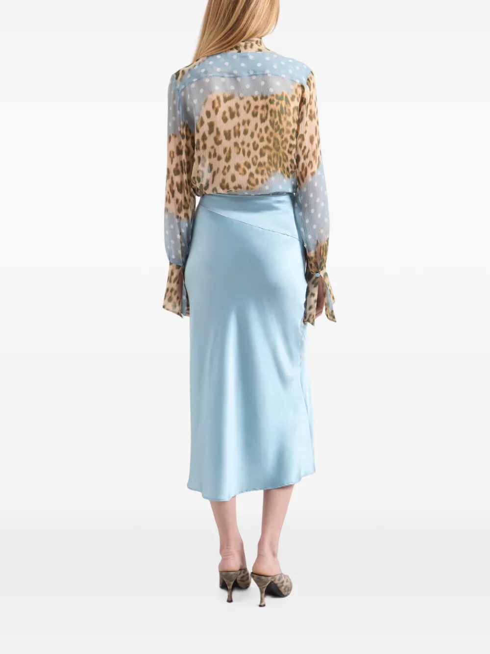Nina Ricci Blouse met stippen Blauw