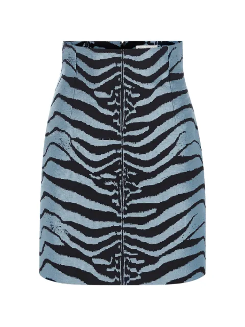 Nina Ricci minijupe à taille-haute et motif animalier