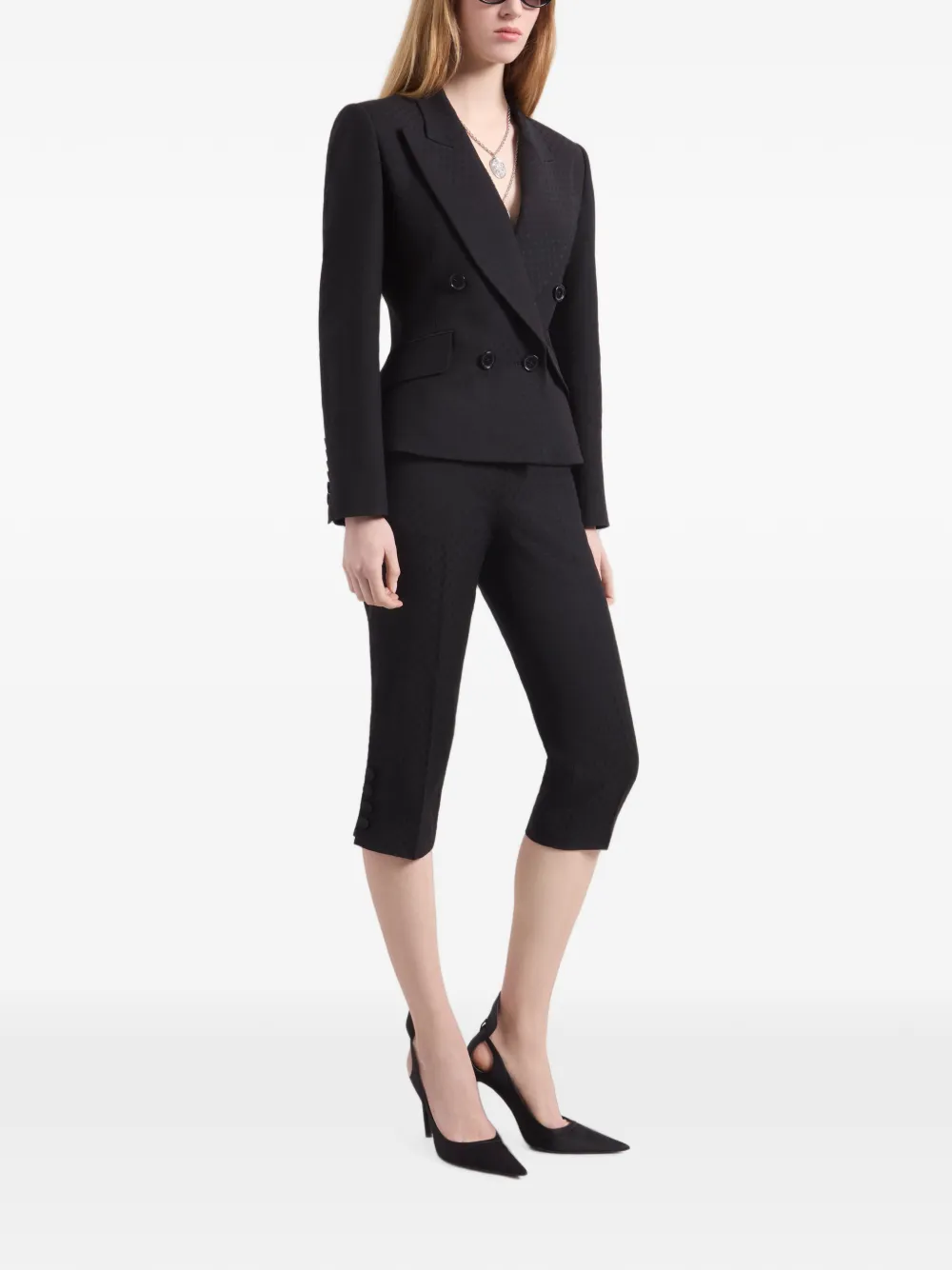 Nina Ricci Cropped broek Zwart