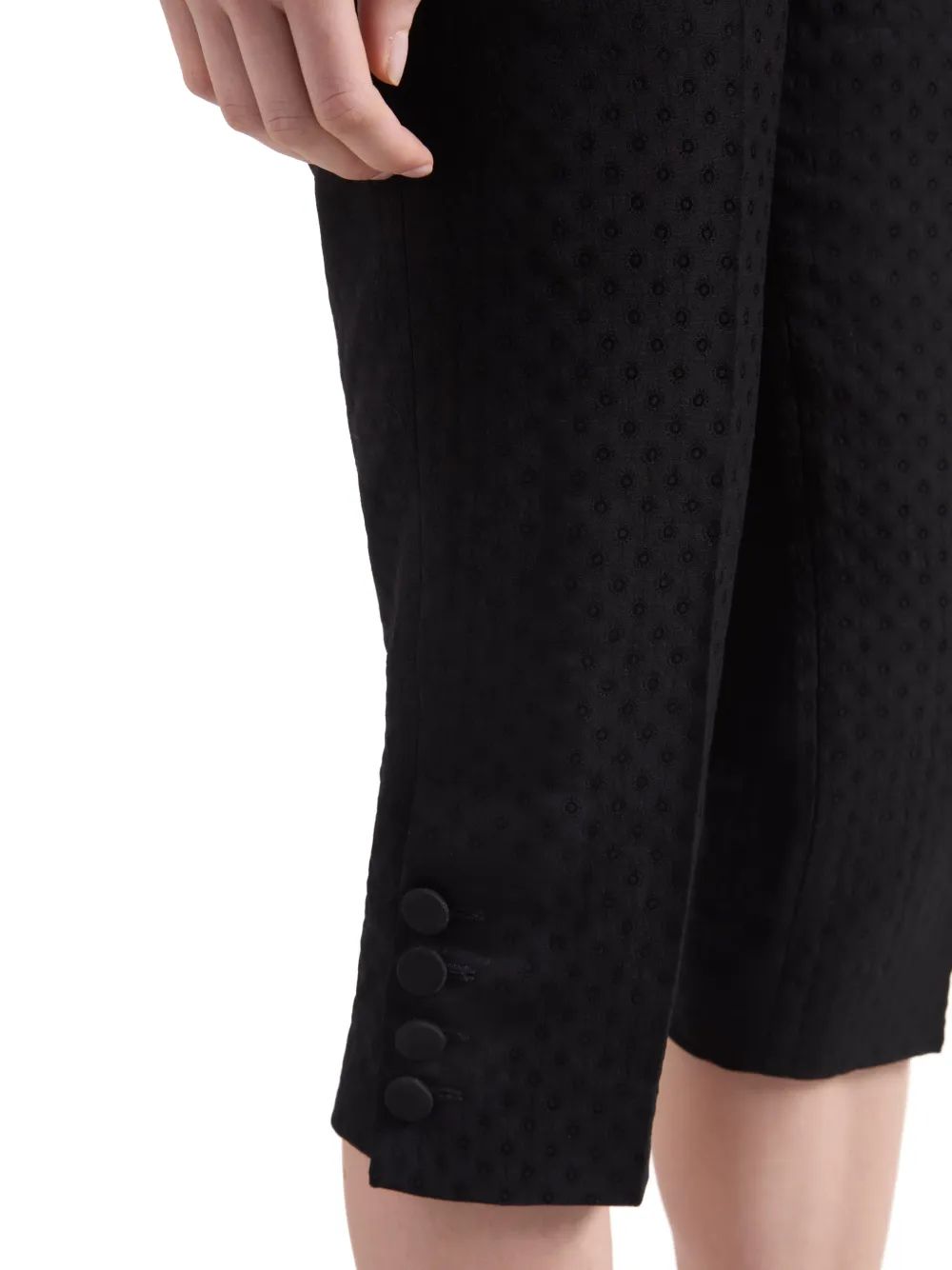 Nina Ricci Cropped broek Zwart