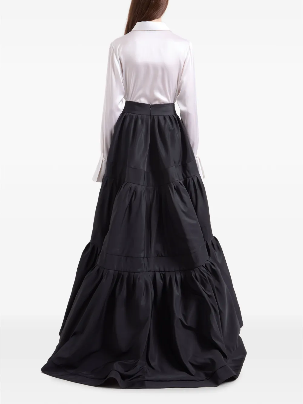 Nina Ricci Maxi-rok verfraaid met strik Zwart