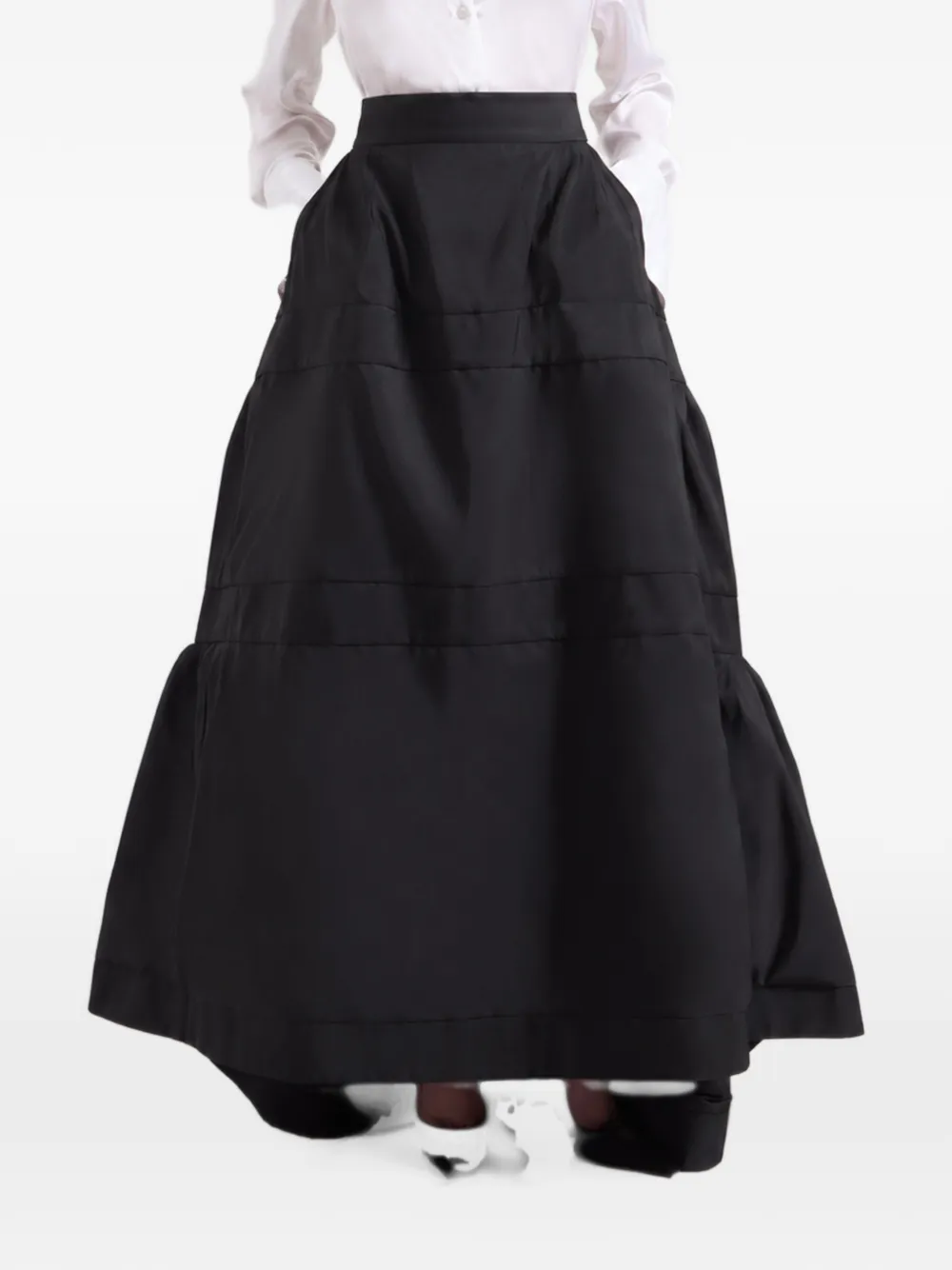 Nina Ricci Verzierter Maxirock - Schwarz
