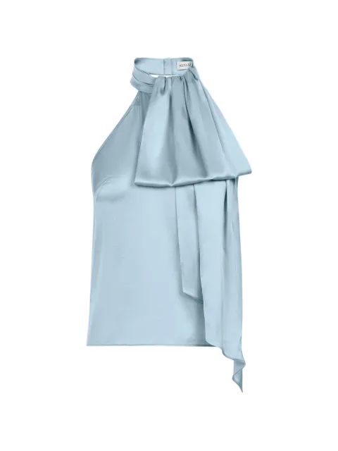 Nina Ricci halterneck satin top