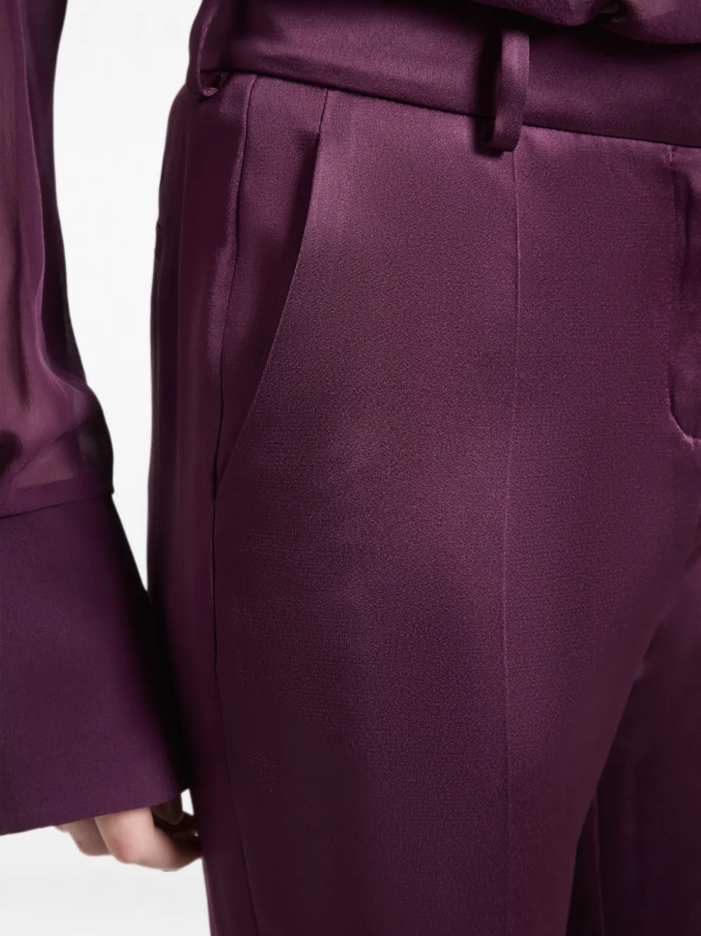 Nina Ricci Cady Tailoring Trousers in Purple, view 5