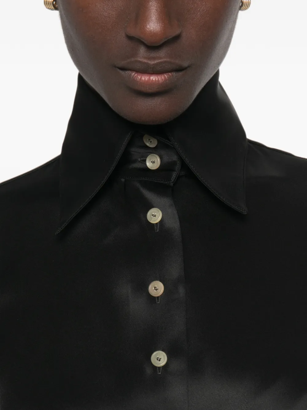 KHAITE Ivy top Zwart