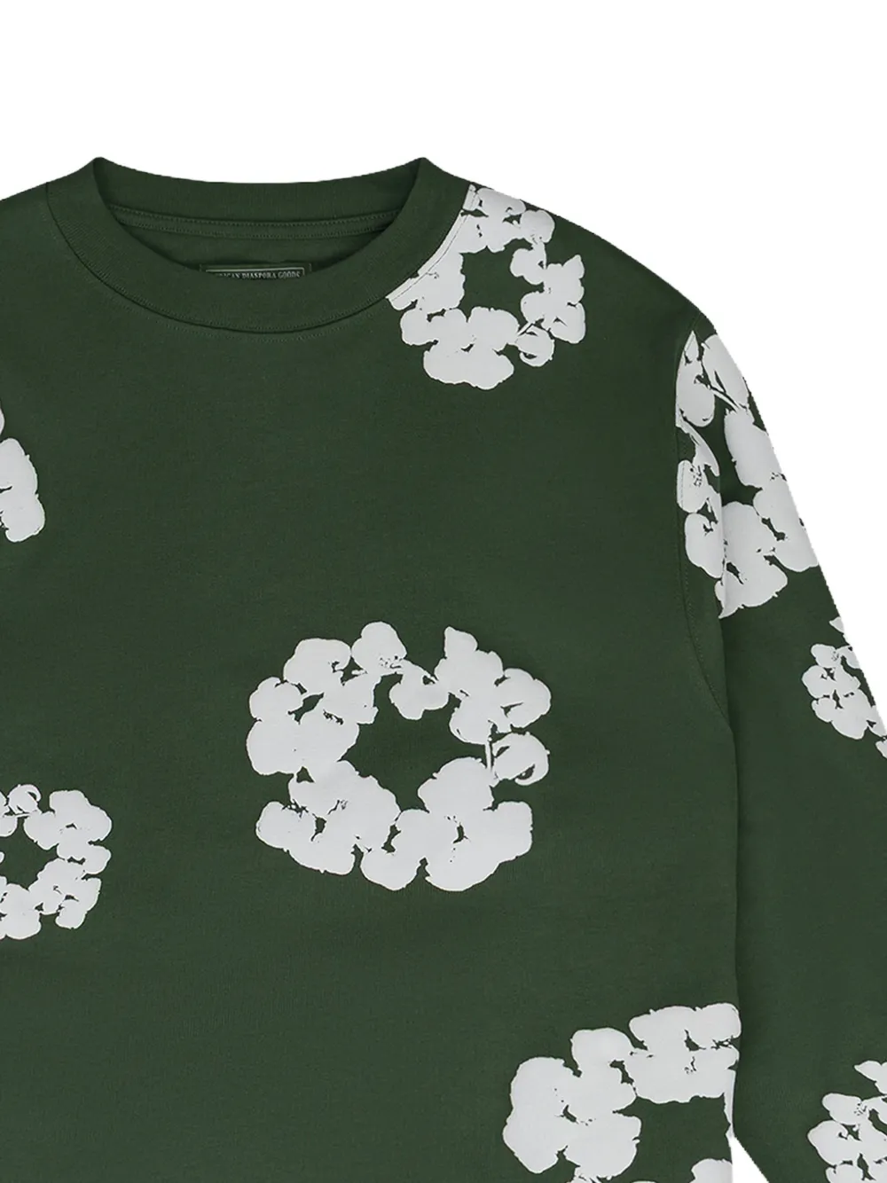 Denim Tears Cotton Wreath sweater Groen