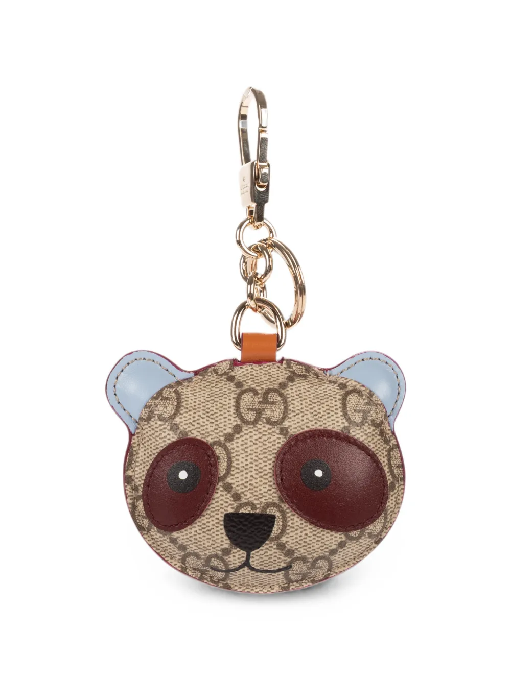 Gucci Pre-Owned GG Supreme Panda-Taschenanhänger - Nude