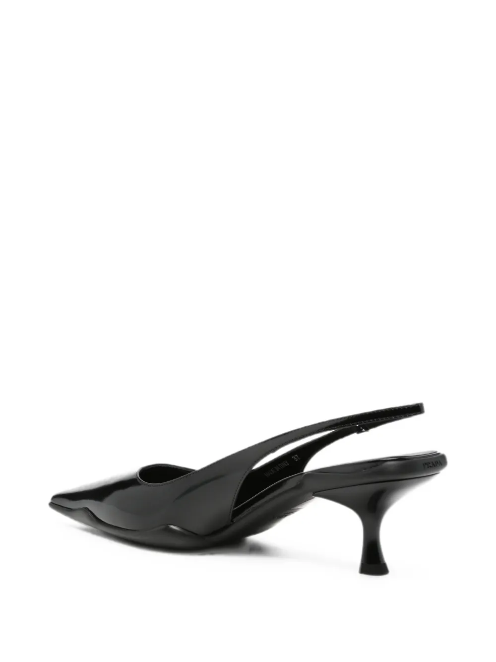 Prada pointed-toe slingback pumps Zwart