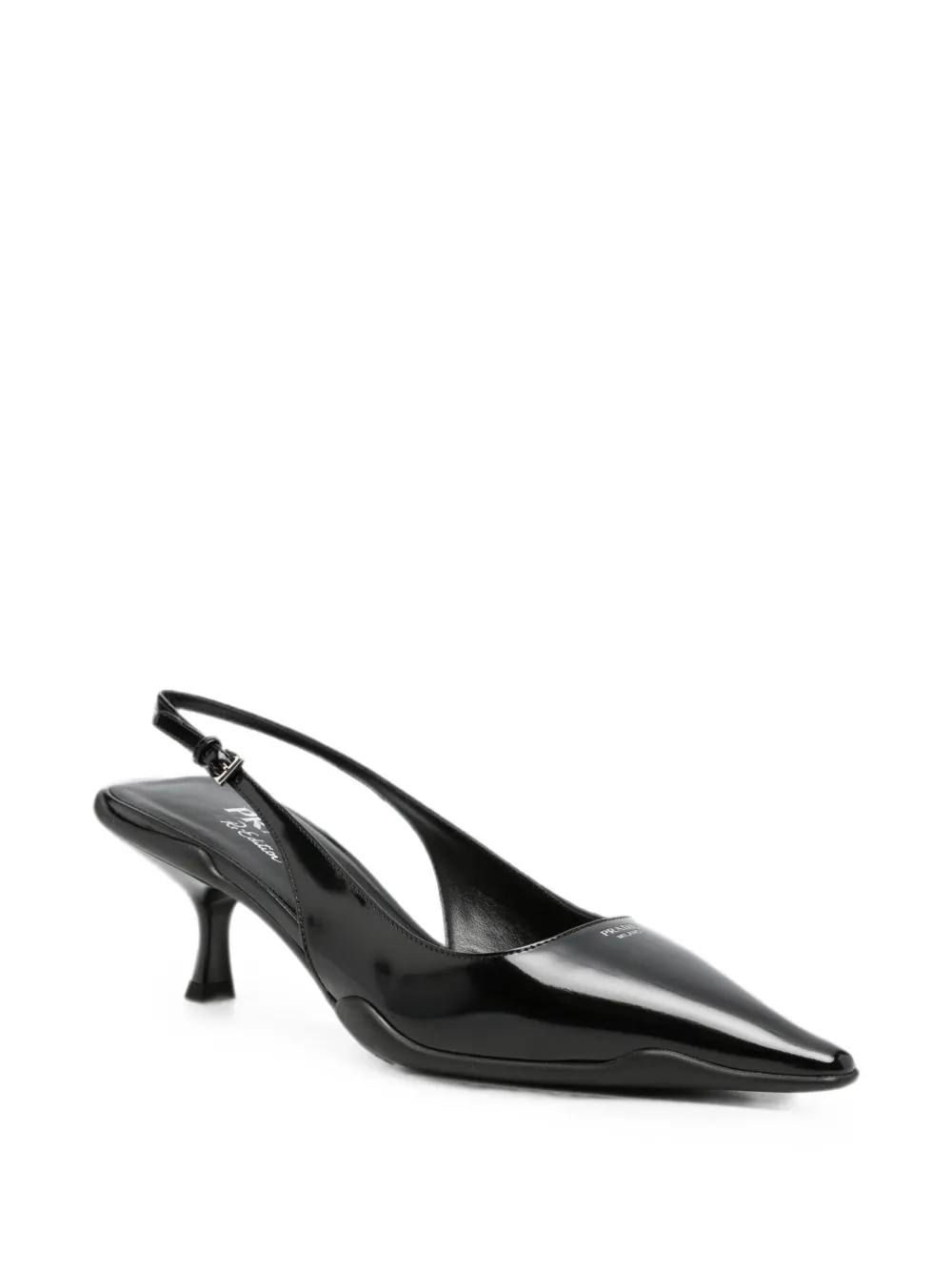Prada pointed-toe slingback pumps Zwart