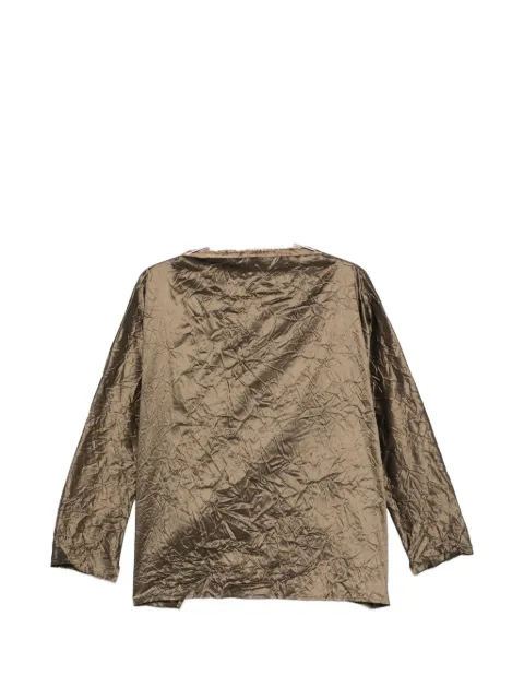 Daniela Gregis crinkled long-sleeve blouse