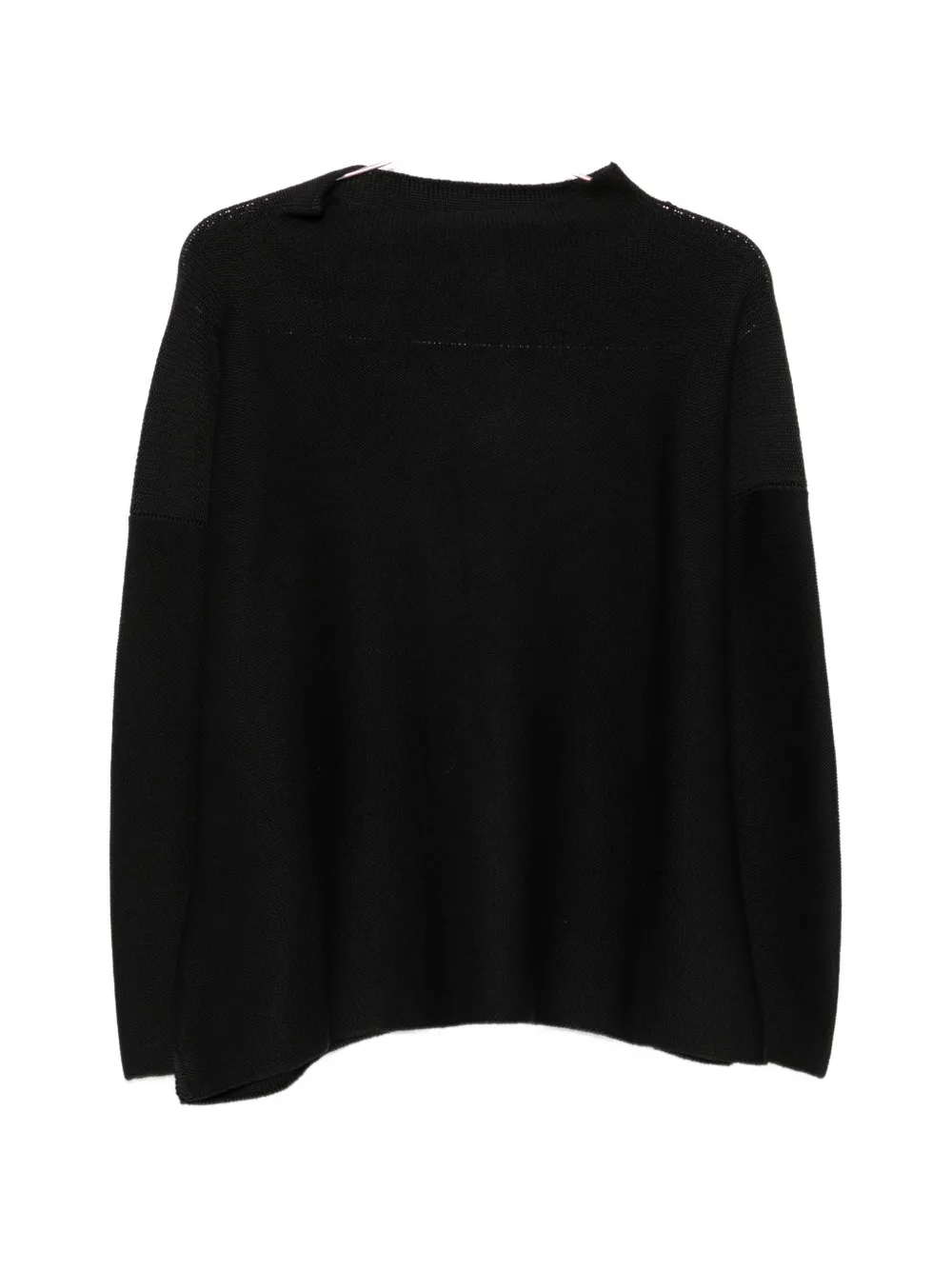 Daniela Gregis fine-knit drop-shoulder knit - Black