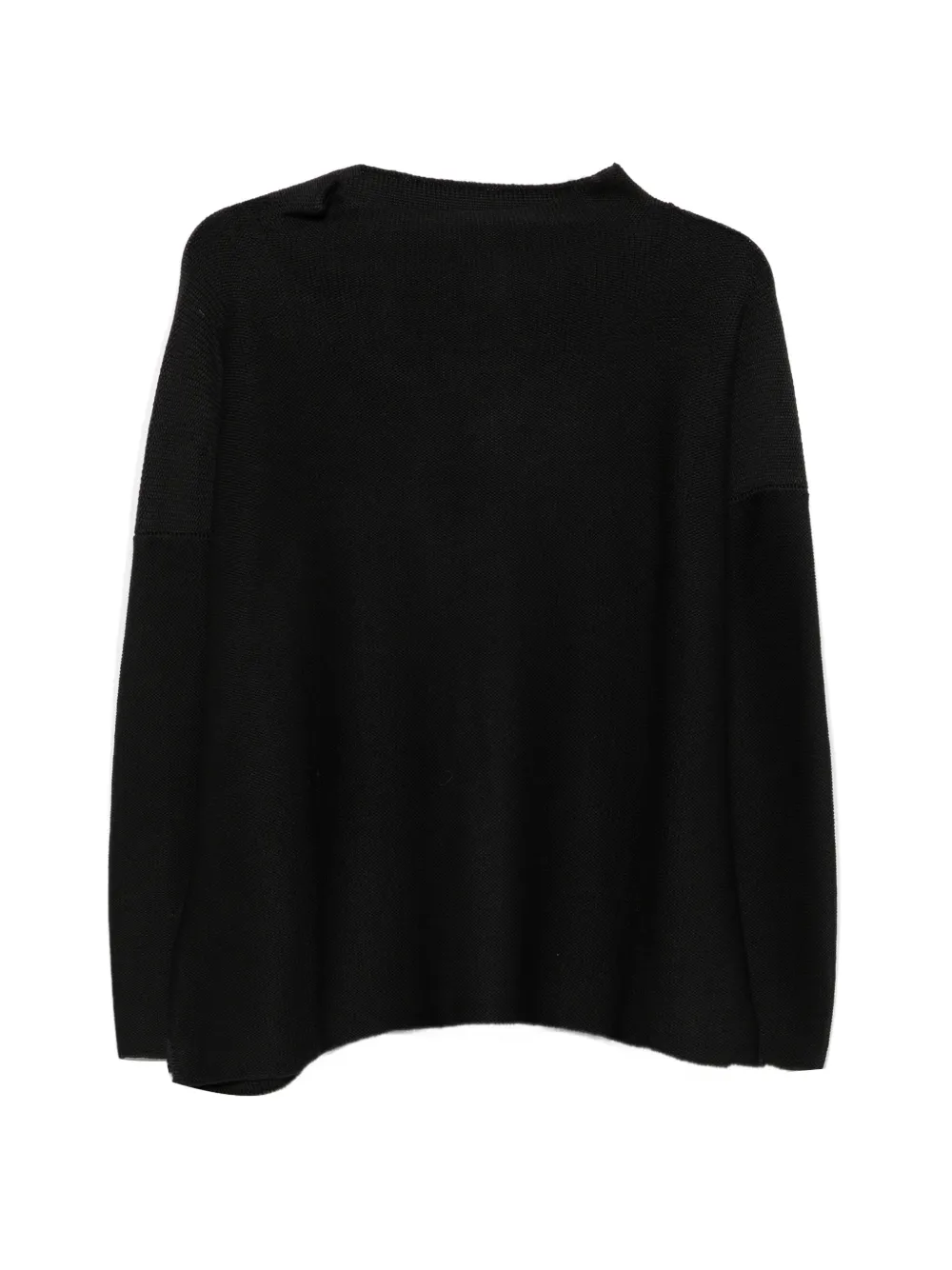 Daniela Gregis fine-knit drop-shoulder knit - Schwarz