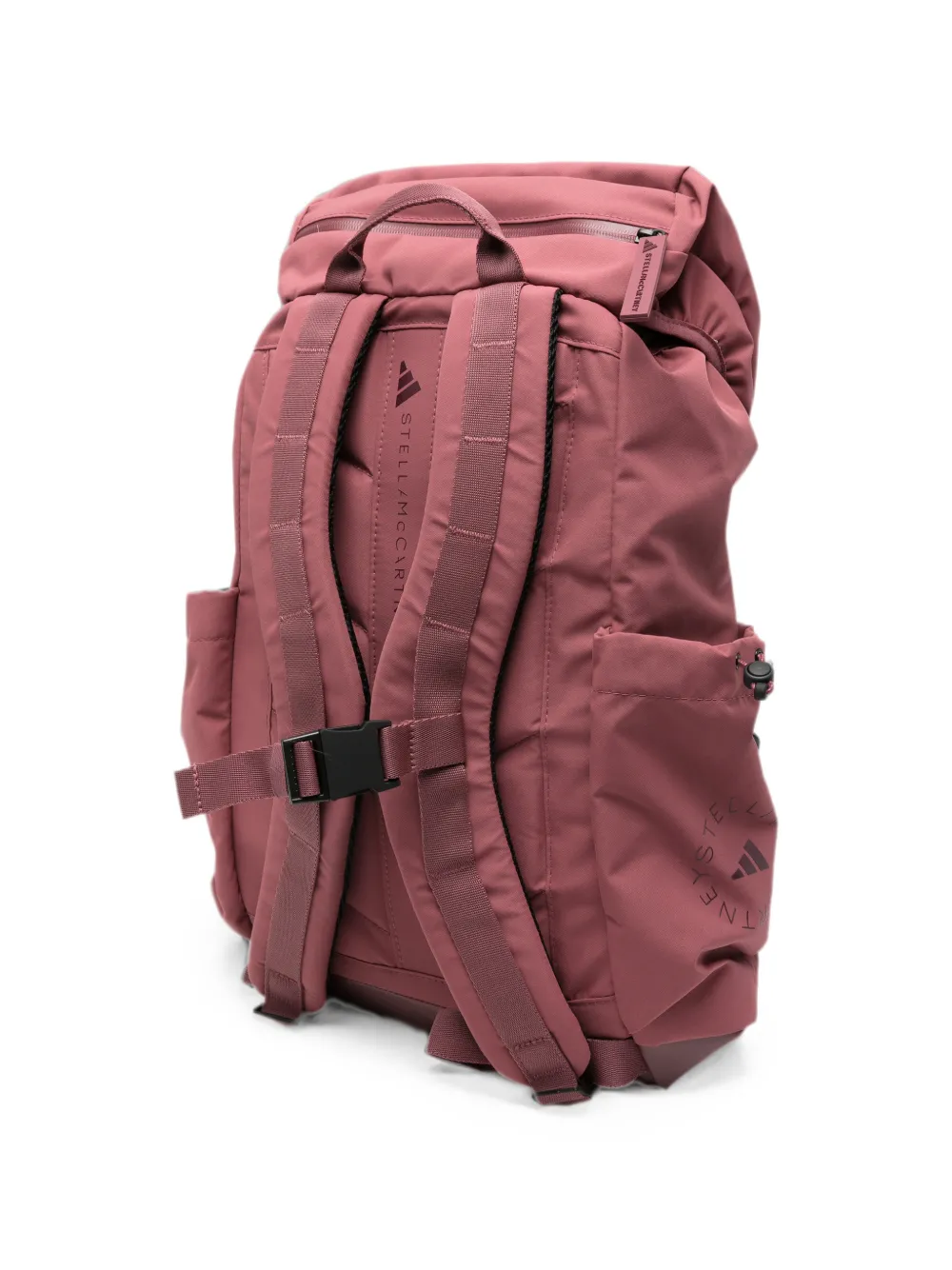 adidas by Stella McCartney x Stella McCartney rugzak met gespsluiting en bungeekoord Rood