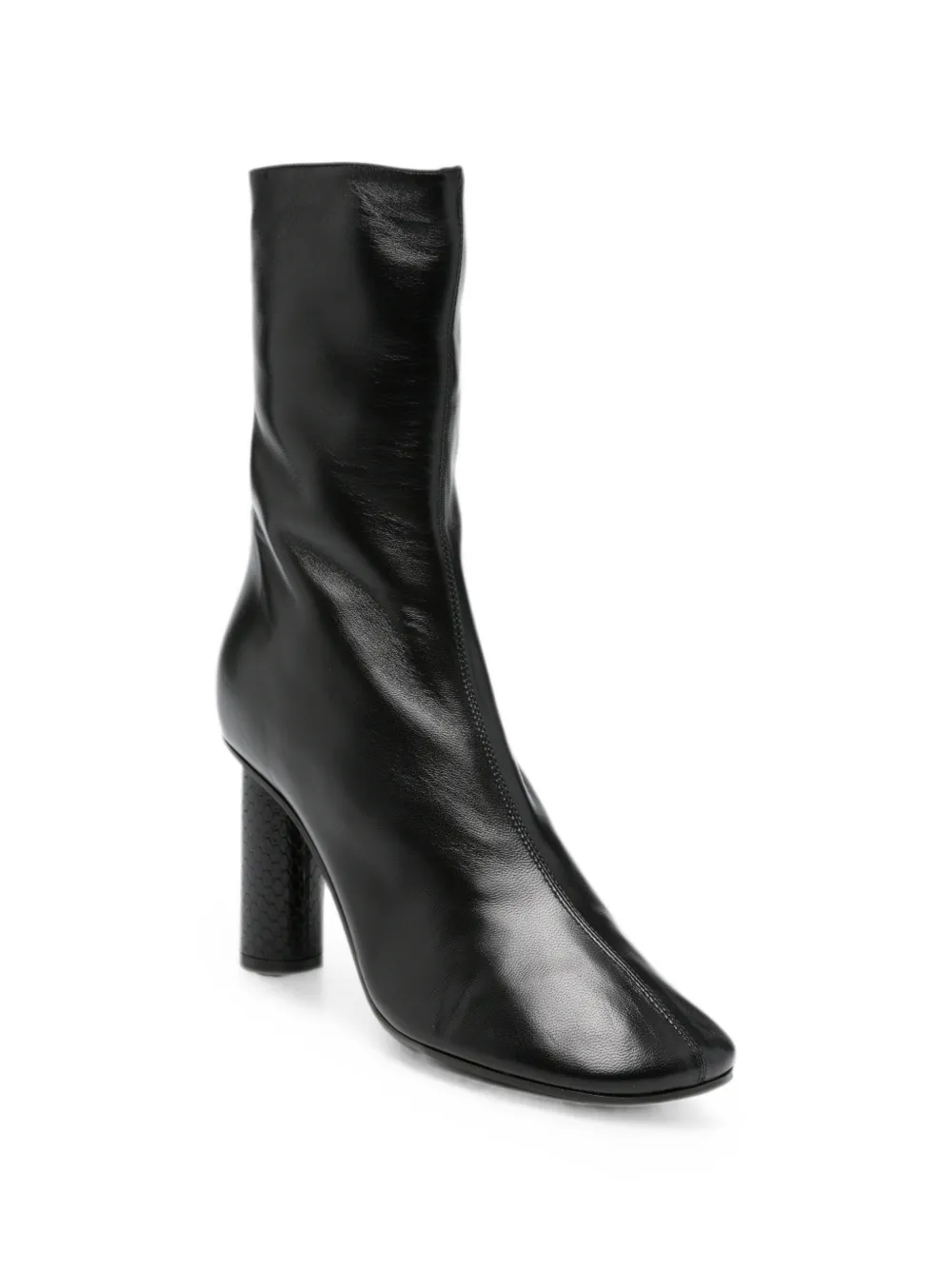Paris Texas zip-fastening heeled boots Zwart