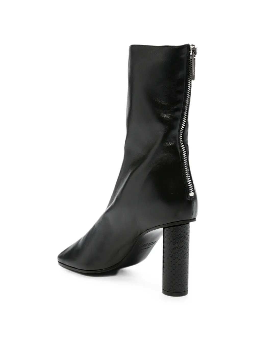 Paris Texas zip-fastening heeled boots Zwart