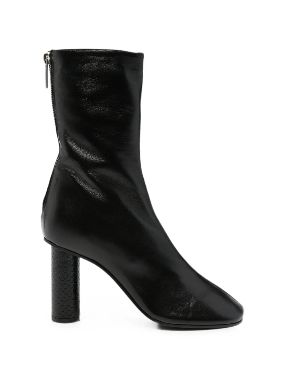 Paris Texas zip-fastening heeled boots Zwart