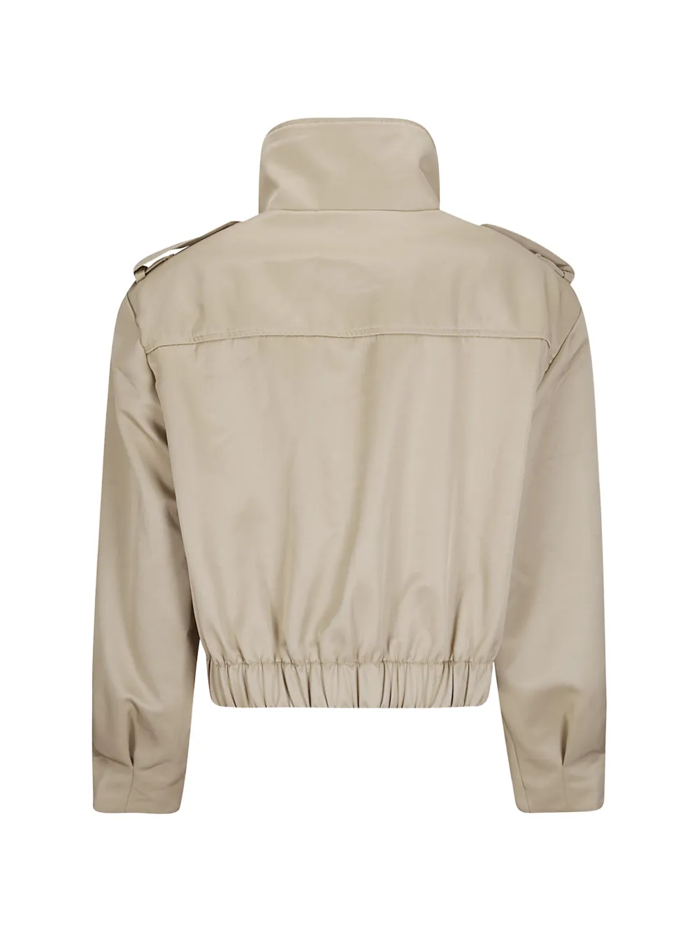 Source Unknown High-neck Bomber Jacket In Neutral