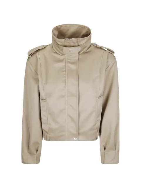 SOURCE UNKNOWN high-neck bomber jacket