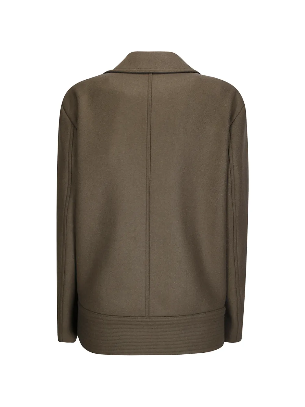 Source Unknown Belted Double-breasted Coat In Brown