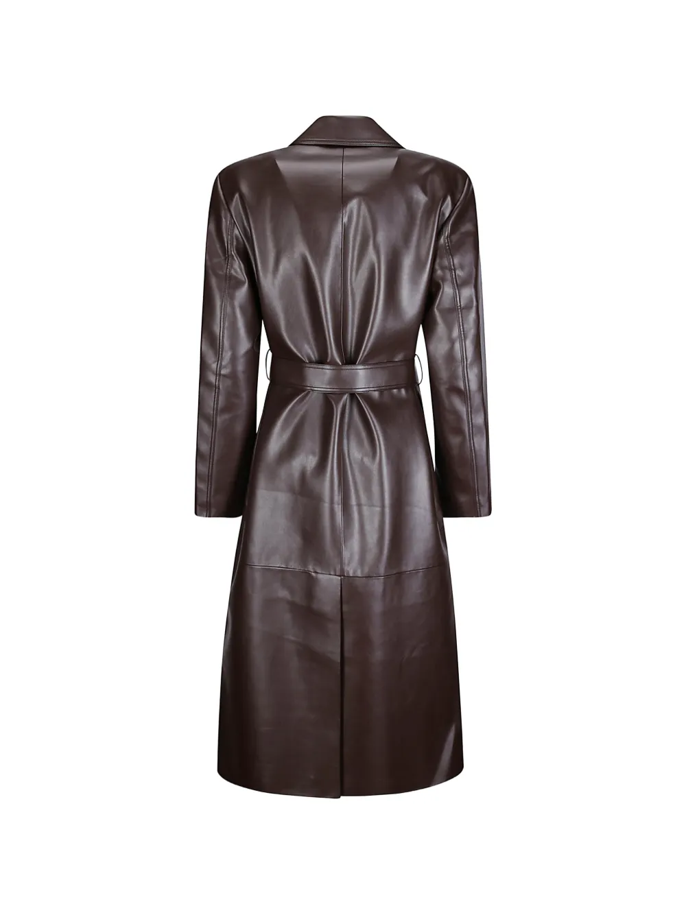 Source Unknown Briella Double-breasted Coat In Brown