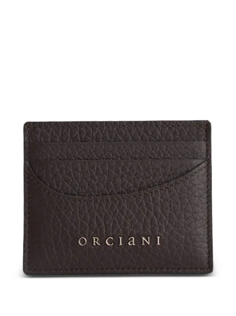 Orciani tarjetero con placa del logo