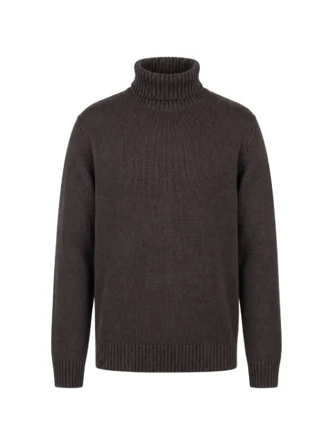 slowear ribbed-knit roll-neck sweater