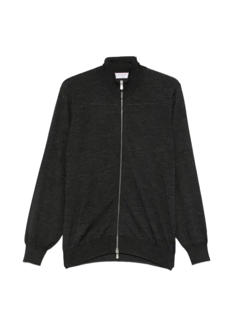 Brunello Cucinelli zip-up high-neck cardigan