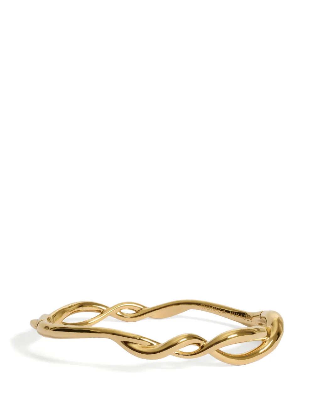 Monica Vinader Bracciale rigido ocre - Oro