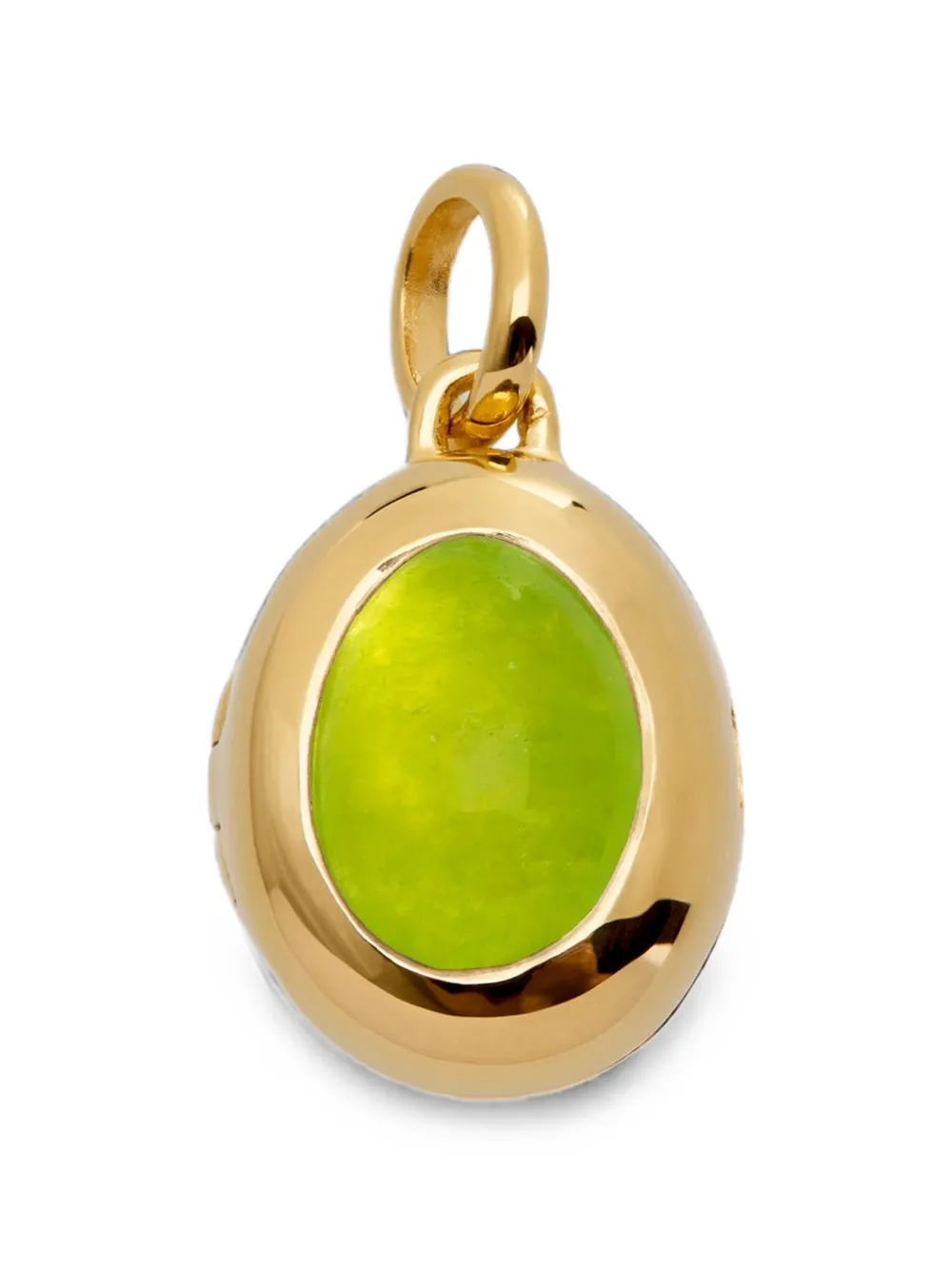 Monica Vinader Peridot Halskette mit Quarz - Gold