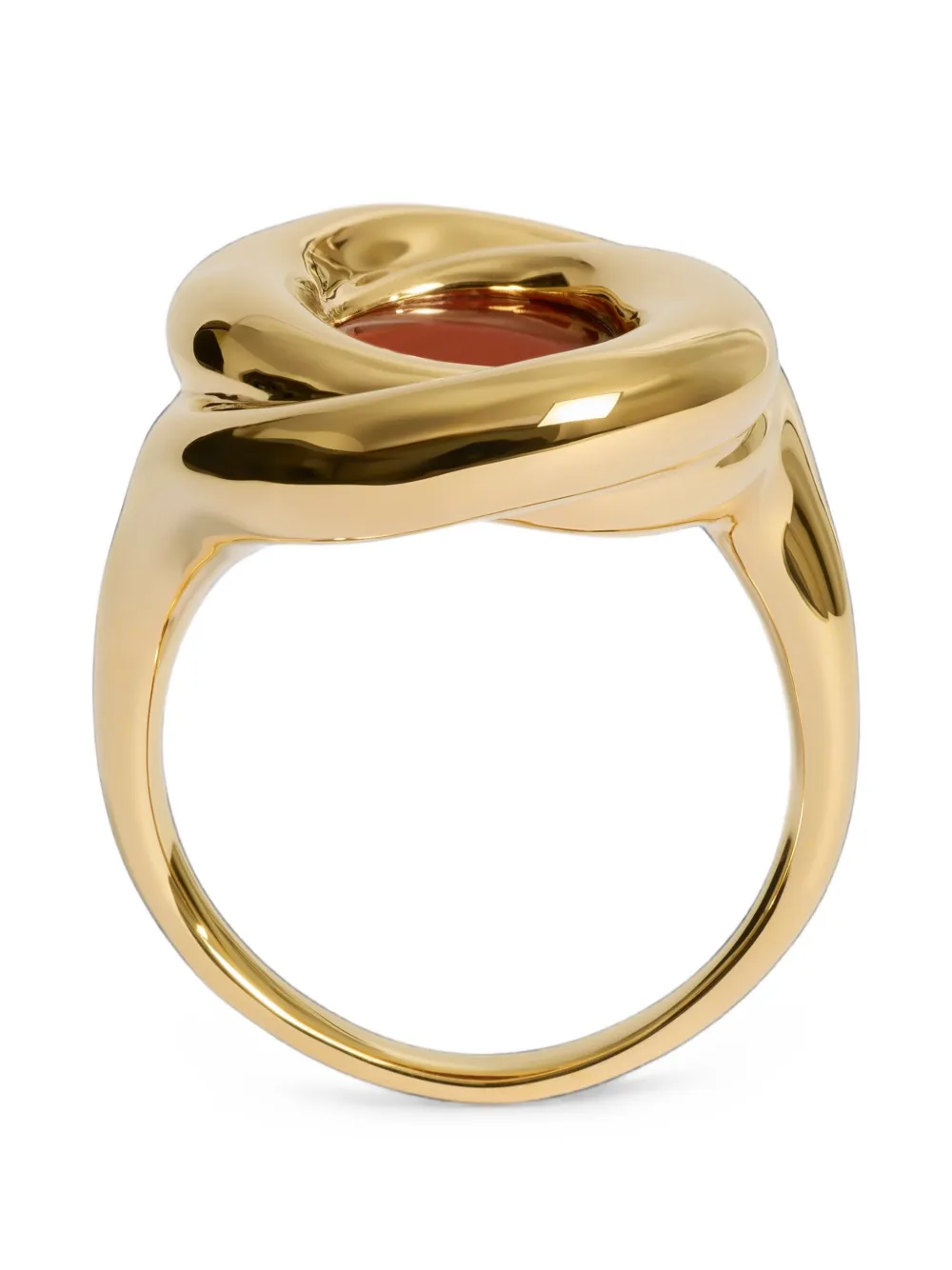 Monica Vinader Ochre jasper ring - Oro
