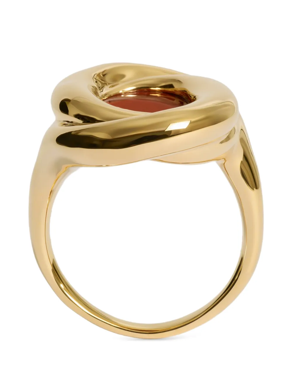 Monica Vinader Ochre jasper ring - Oro