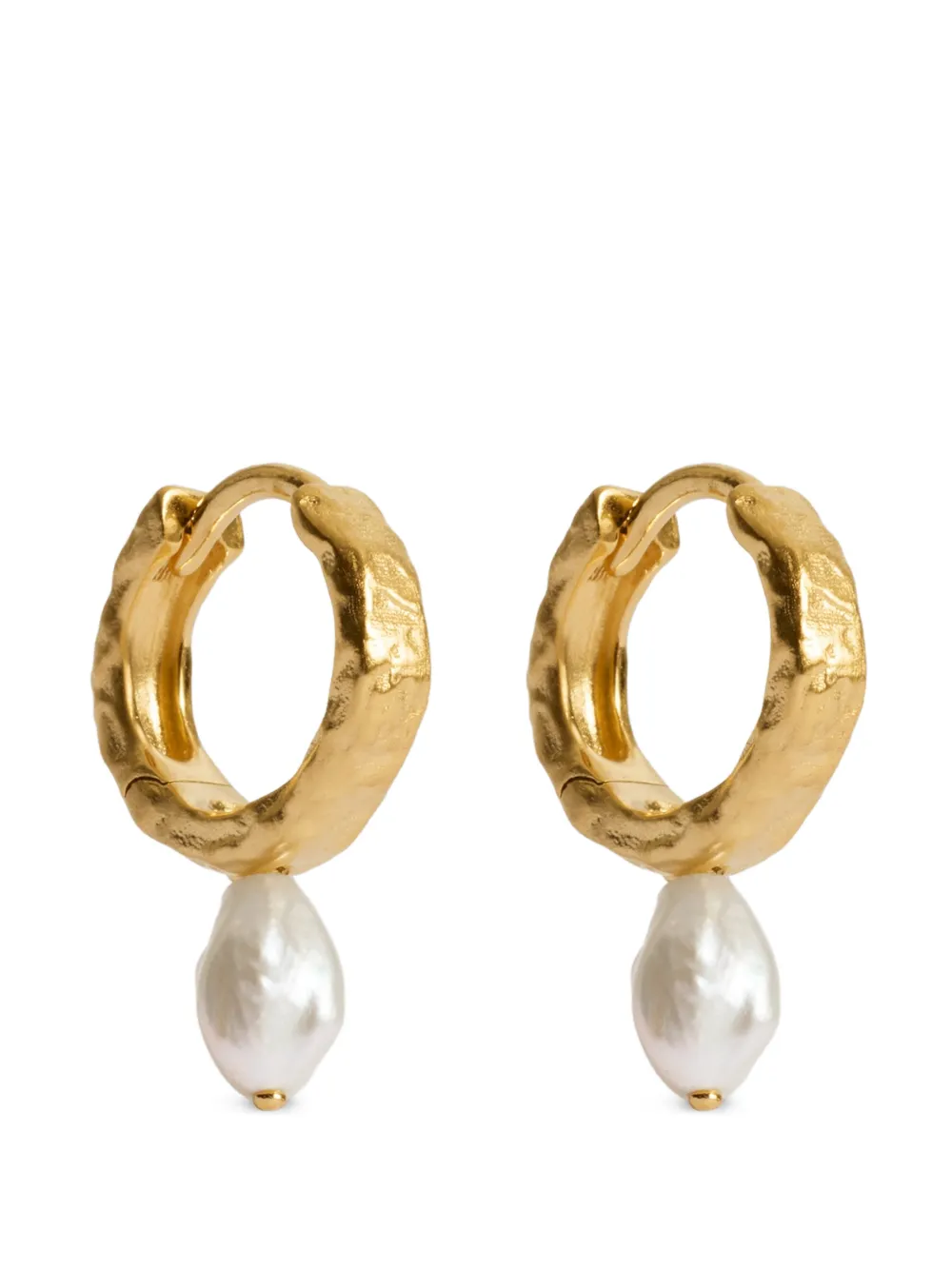 Monica Vinader Capri Perlenohrringe - Gold