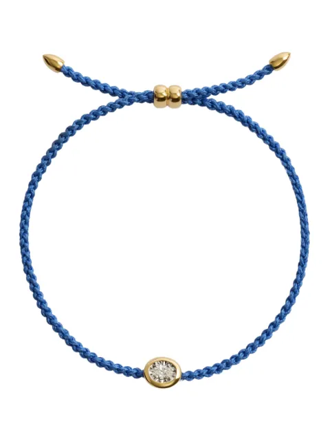 Monica Vinader Oval cord diamond bracelet