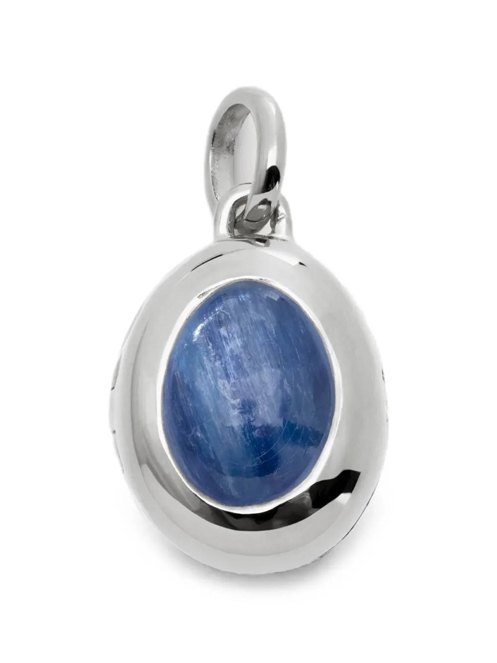 Monica Vinader September Birthstone Medaillon - Silber