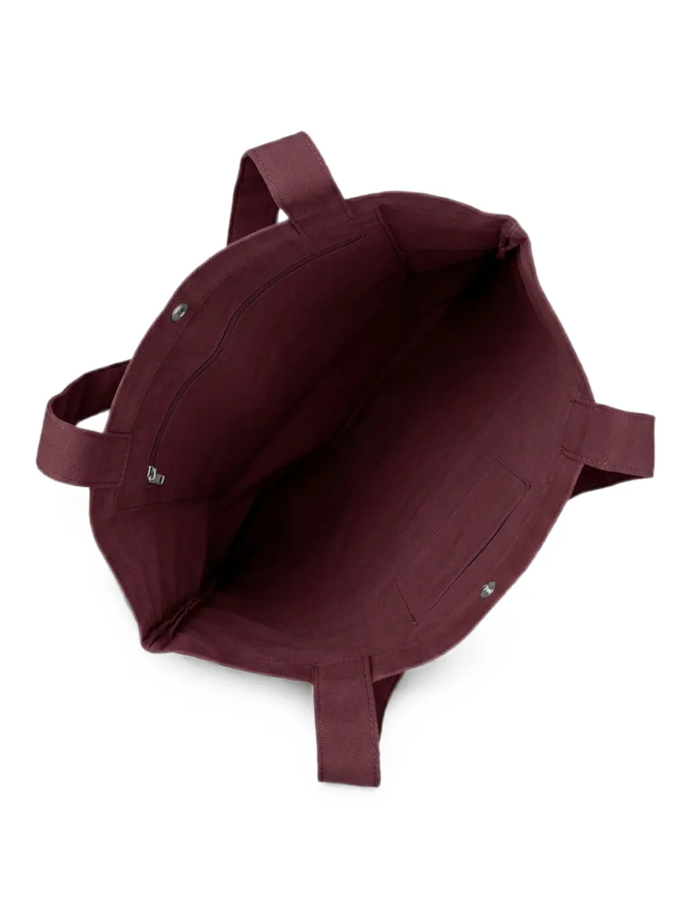 Lancaster Schoudertas met suède afwerking en logo-patch Rood