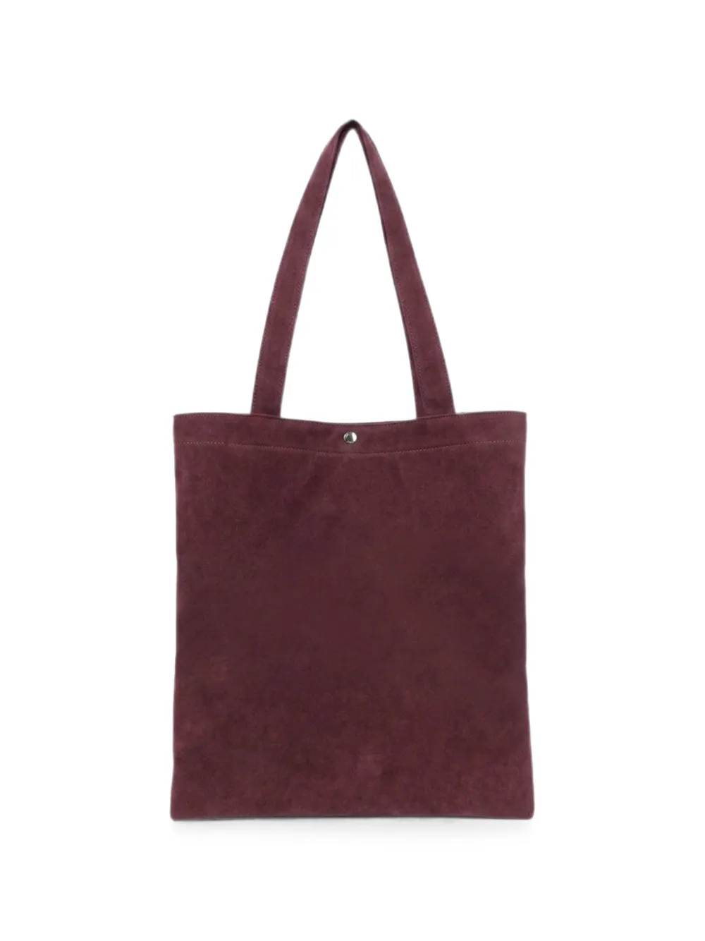 Lancaster Schoudertas met suède afwerking en logo-patch Rood