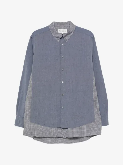 Maison Margiela panelled layered-effect shirt