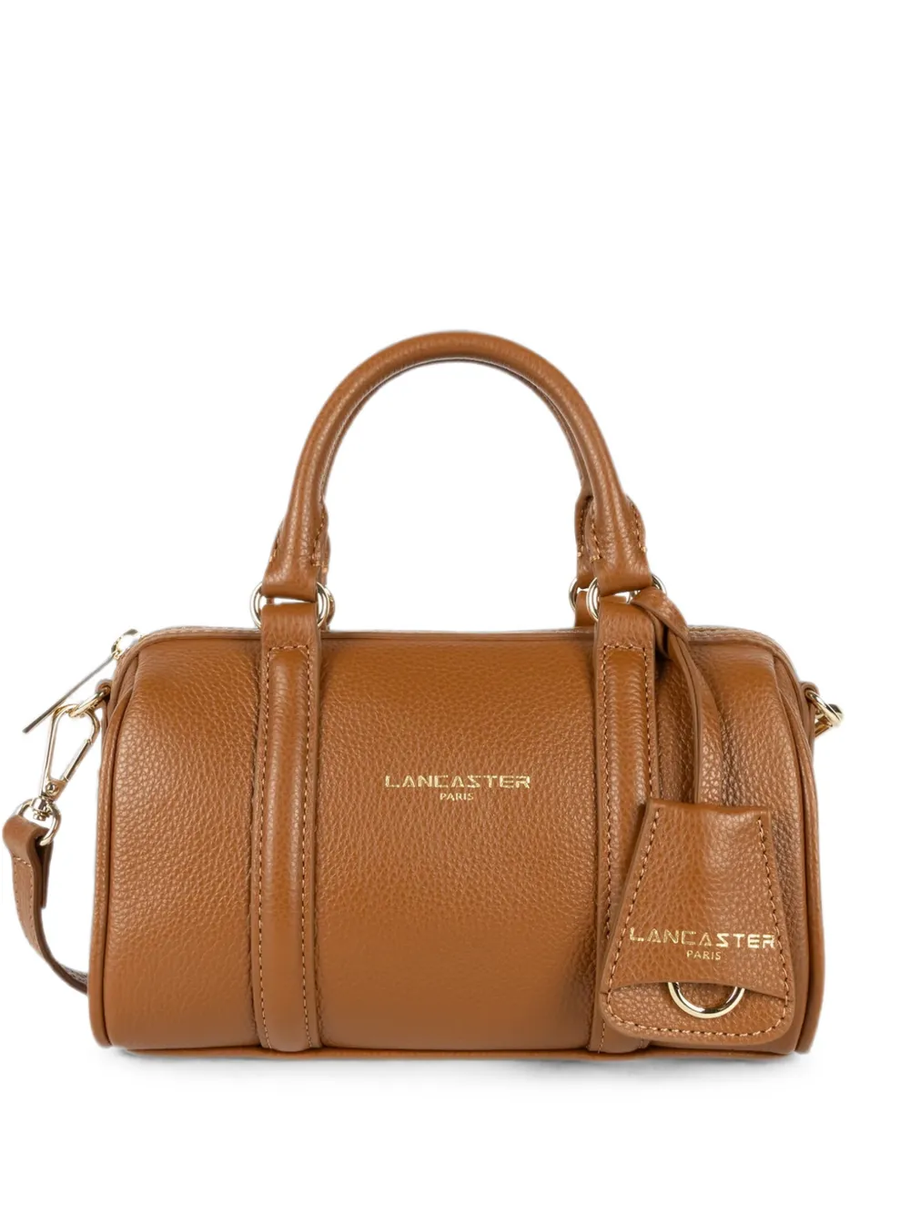 Lancaster Tote Bag aus gekörntem Leder - Braun