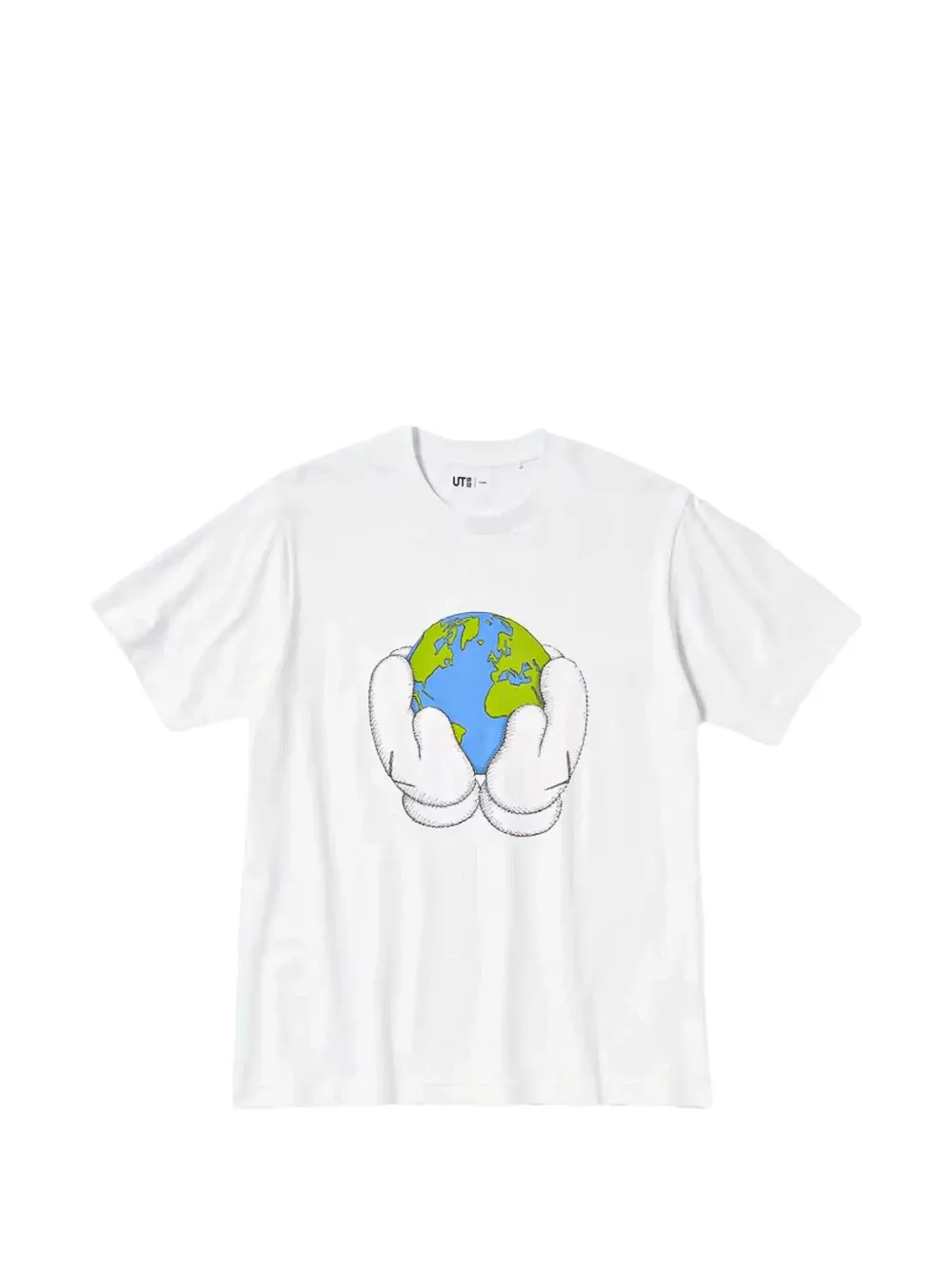 KAWS x Uniqlo Peace For All T-shirt - Weiß