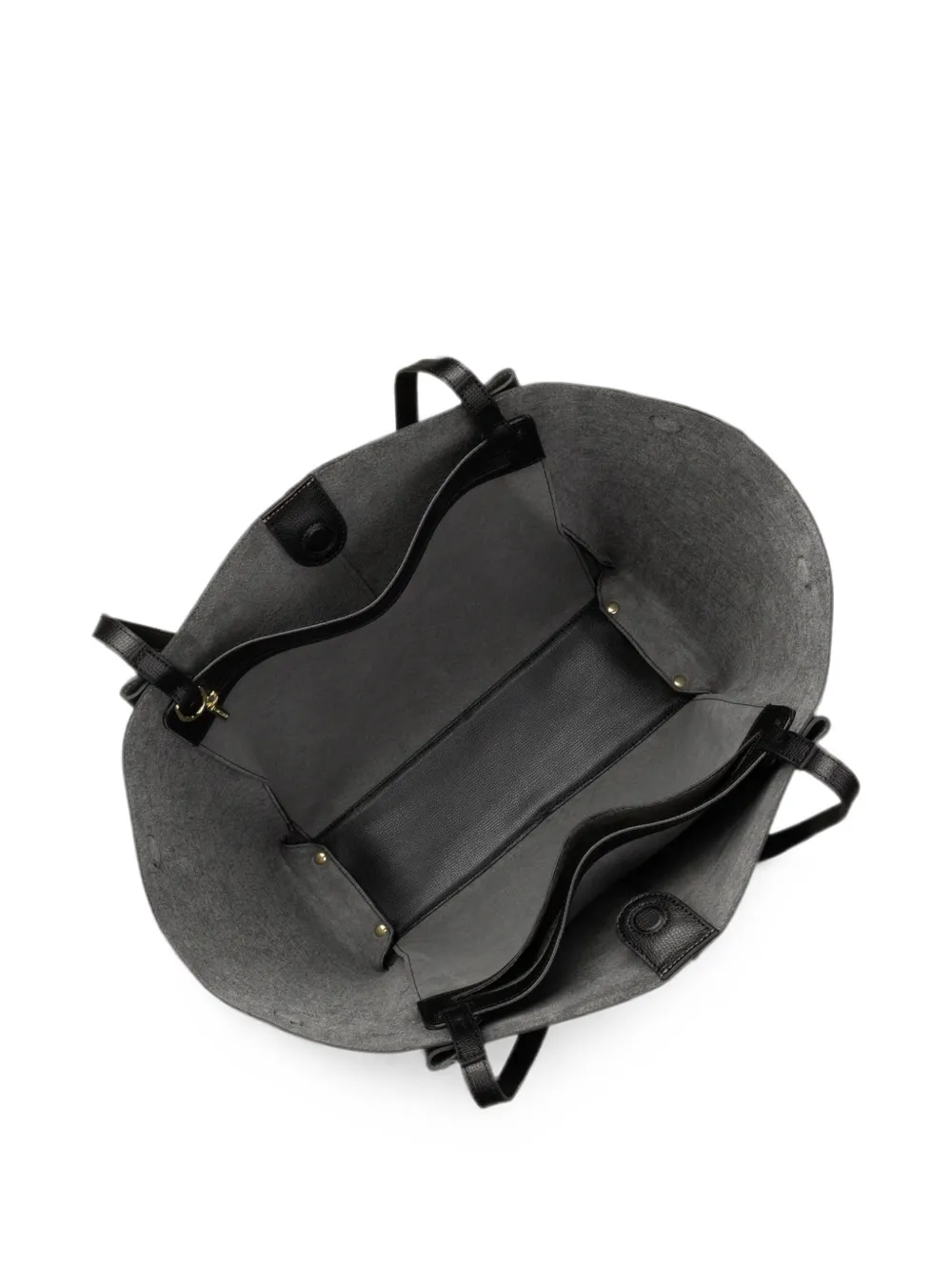 Lancaster Leren shopper Zwart