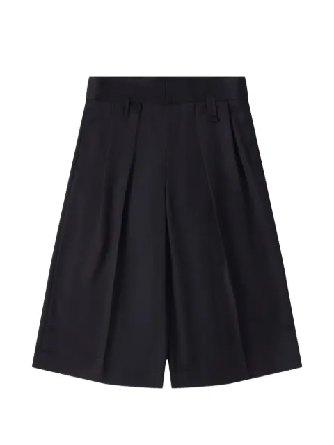 Simone Rocha peeling-waist wide-leg pleated shorts